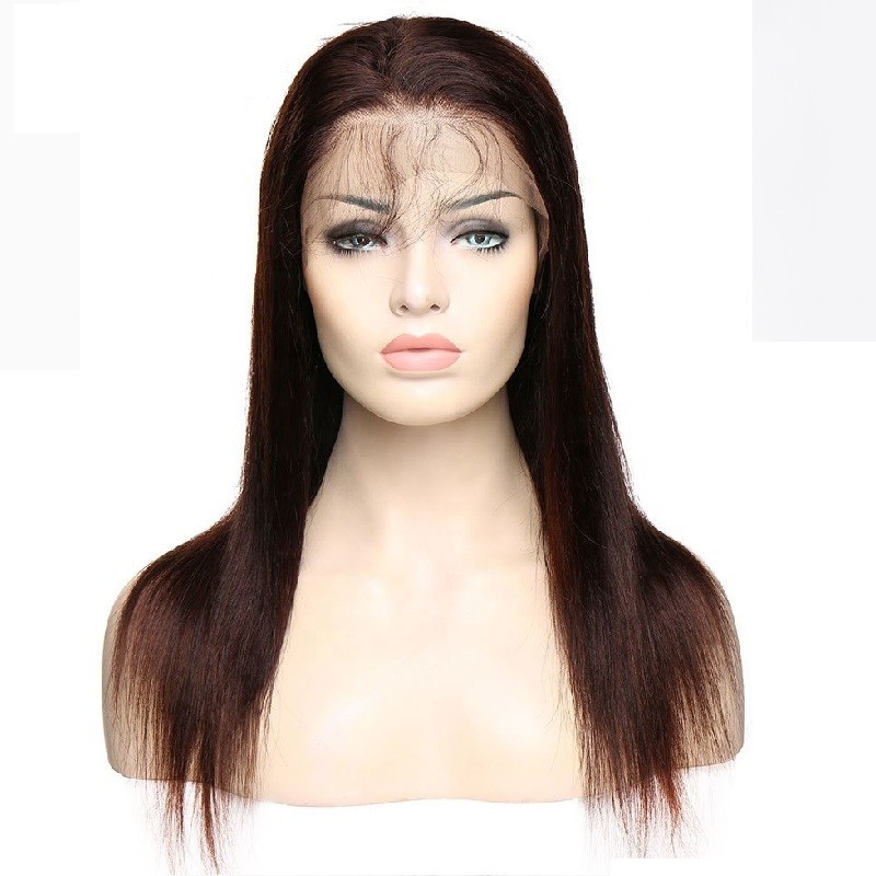 Lace Front Wig, Long Length, Pre Plucked, Color #1B (Off Black), Made With Remy Indian Human Hair