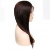 Lace Front Wig, Long Length, Pre Plucked, Color #1B (Off Black), Made With Remy Indian Human Hair