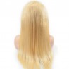 Lace Front Wig, Long Length, Color #24 (Golden Blonde), Made With Remy Indian Human Hair