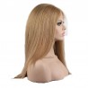 Lace Front Wig, Long Length, Color #18 (Light Ash Blonde), Made With Remy Indian Human Hair