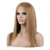 Lace Front Wig, Long Length, Color #18 (Light Ash Blonde), Made With Remy Indian Human Hair