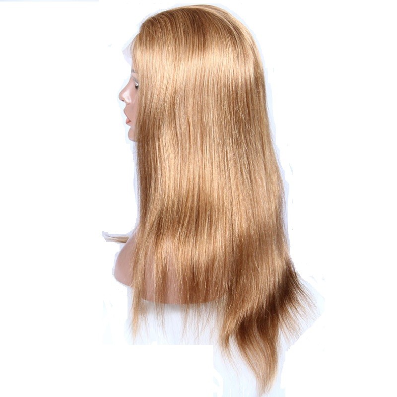 Lace Front Wig Balayage Color 4 27 Dark Brown Honey Blonde