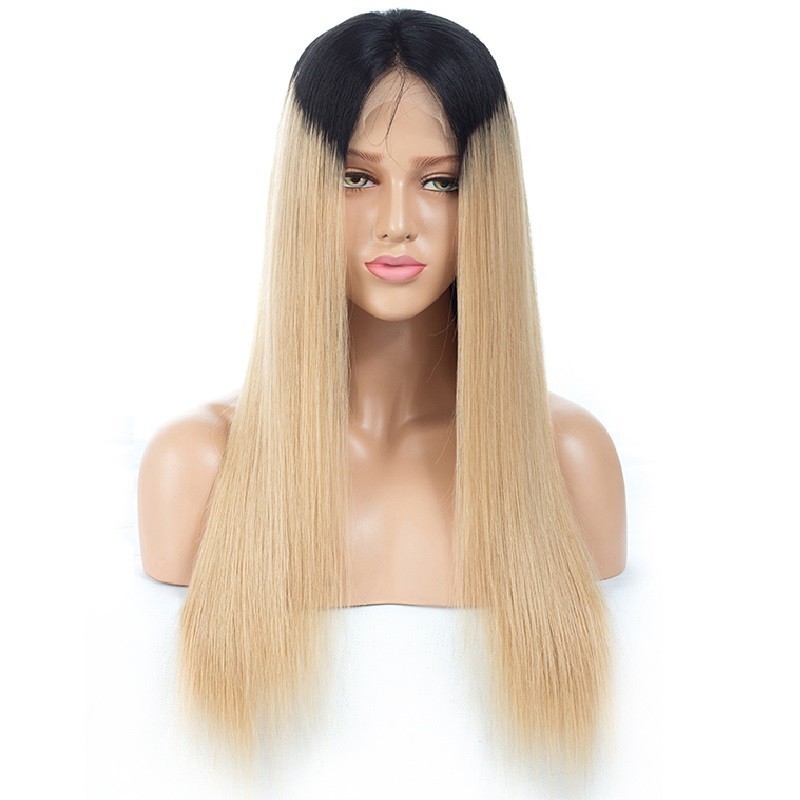 long pale blonde wig