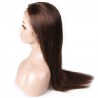 Lace Front Wig, Long Length, Color #2 (Darkest Brown), made With Remy Virgin Indian Human Hair