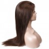 Lace Front Wig, Long Length, Color #2 (Darkest Brown), made With Remy Virgin Indian Human Hair