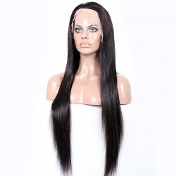 Lace Front Wig, Extra Long Length, Color #1B (Off Black), Made With Remy Indian Human Hair