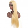 Lace Front Wig, Extra Long Length, Color #22 (Light Pale Blonde), Made With Remy Indian Human Hair