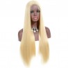 Lace Front Wig, Extra Long Length, Color #22 (Light Pale Blonde), Made With Remy Indian Human Hair