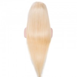 Lace Front Wig, Extra Long Length, Color #60 (Lightest Blonde), Made With Remy Indian Human Hair