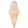 Lace Front Wig, Extra Long Length, Color #60 (Lightest Blonde), Made With Remy Indian Human Hair