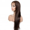 Lace Front Wig, Extra Long Length, Color #2 (Darkest Brown), Made With Remy Indian Human Hair