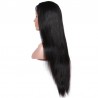 Lace Front Wig, Extra Long Length, Color #1 (Jet Black), Made With Remy Indian Human Hair