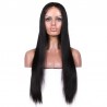 Lace Front Wig, Extra Long Length, Color #1 (Jet Black), Made With Remy Indian Human Hair