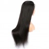 Lace Front Wig, Extra Long, Color #1B (Off Black), Made With Remy Indian Human Hair