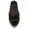 Lace Front Wig, Extra Long, Color #1B (Off Black), Made With Remy Indian Human Hair