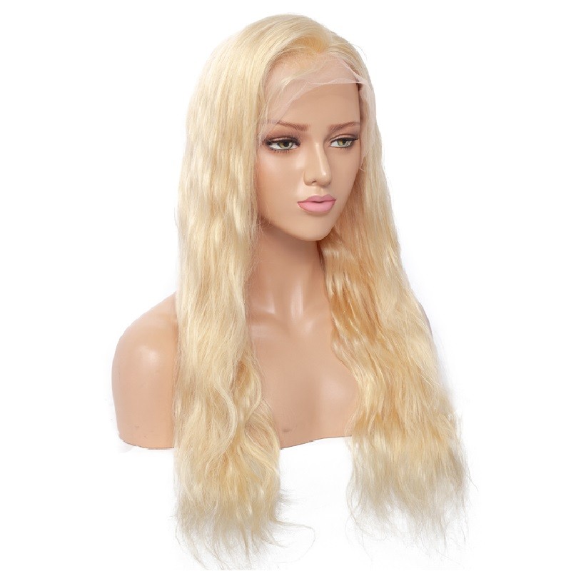 Full Lace Wig, Color 613 (Platinum Blonde)