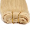 Weave, Straight, Color #22 (Light Pale Blonde), Made With Remy Indian Human Hair