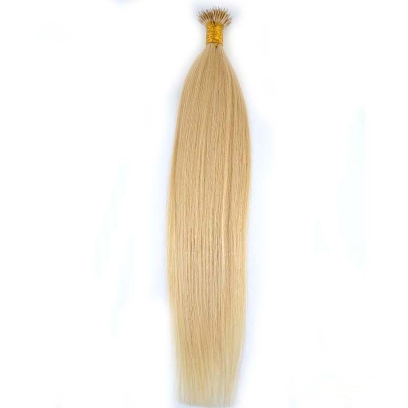 Nano Ring Hair Extensions, Color #22 (Light Pale Blonde), Made With Remy Indian Human Hair