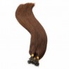 Nano Ring Hair Extensions, Color #4 (Dark Brown), Made With Remy Indian Human Hair