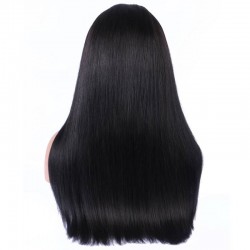 U-Part Wig, Color #1 (Jet Black), Made With Remy Indian Human Hair