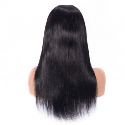 U-Part Wig, Color #1B (Off Black), Made With Remy Indian Human Hair