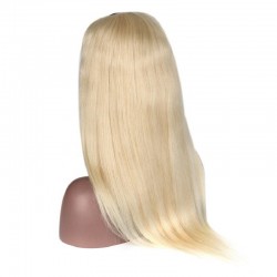 U-Part Wig, Color #613 (Platinum Blonde), Made With Remy Indian Human Hair