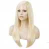 U-Part Wig, Color #22 (Light Pale Blonde), Made With Remy Indian Human Hair