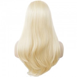 U-Part Wig, Color #22 (Light Pale Blonde), Made With Remy Indian Human Hair