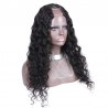 U-Part Wig, Curly, Color #1 (Jet Black), Made With Remy Indian Human Hair