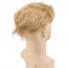 Men’s Wig - Toupee, Super-Thin Skin Base 0.06mm, Color #22 (Light Blonde), Made With Remy Indian Human Hair