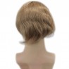 Men’s Wig - Toupee, Full Swiss Lace Base, Color #18 (Dark Blonde), Made With Remy Indian Human Hair