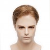 Men's Wig - Toupee, Super Fine Welded Mono Base, Color #8R (Light Ash Brown), Made With Remy Indian Human Hair