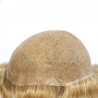 Men's Wig - Toupee, Super Fine Welded Mono Base, Color #18 (Dark Blonde), Made With Remy Indian Human Hair