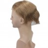 Men's Wig - Toupee, Super Fine Welded Mono Base, Color #18 (Dark Blonde), Made With Remy Indian Human Hair