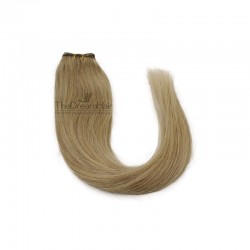 Weave, Straight, Color #14 (Dark Ash Blonde), Made With Remy Indian Human Hair