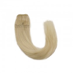 Weave, Straight, Color #22 (Light Pale Blonde), Made With Remy Indian Human Hair