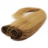 Weave, Straight, Color #27 (Honey Blonde), Made With Remy Indian Human Hair