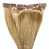 One Piece of Double Weft, Clip in Hair Extensions, Color #14 (Dark Ash Blonde), Made With Remy Indian Human Hair