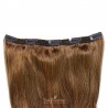 One Piece of Triple Weft, Extra Large And Thick, Clip in Hair Extensions, Color 6 (Medium Brown)