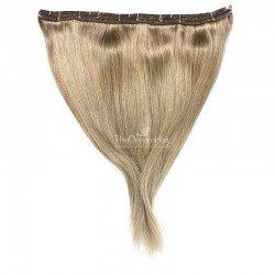 One Piece of Triple Weft, Extra Large And Thick, Clip in Hair Extensions, Color #14 (Dark Ash Blonde)