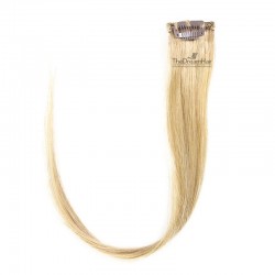 One Piece of Funky Streak Weft, Clip in Hair Extensions, Color #24 (Golden Blonde), Made With Remy Indian Human Hair