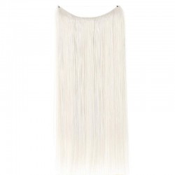 Flip-in Halo Hair Extensions, Colour #Grey, Made With Remy Indian Human Hair