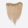 Color 18 (Dark Blonde), Men's Frontal Hairpiece Specially Designed to Cover Receding Hairline, Made With Remy Indian Hair