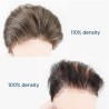 Color 7 (Light Medium Brown), Men's Frontal Hairpiece Specially Designed to Cover Receding Hairline, Made With Indian Hair